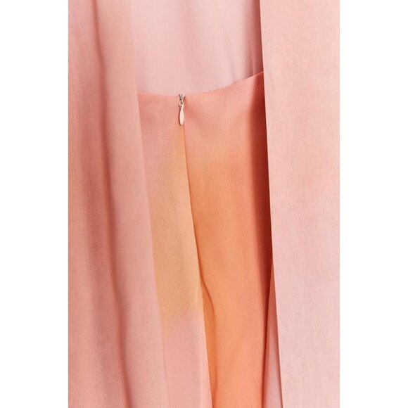 ZARA LONG PRINTED DRESS WITH SCARF - Picture 8 of 8